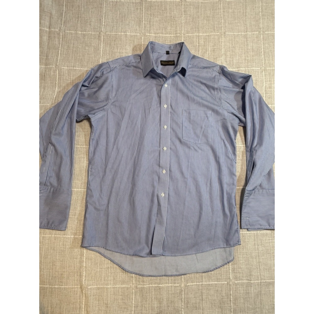 Donald J. Trump Signature Collection Button Up Shirt Men's Sz 16.5 (34-35) L/S